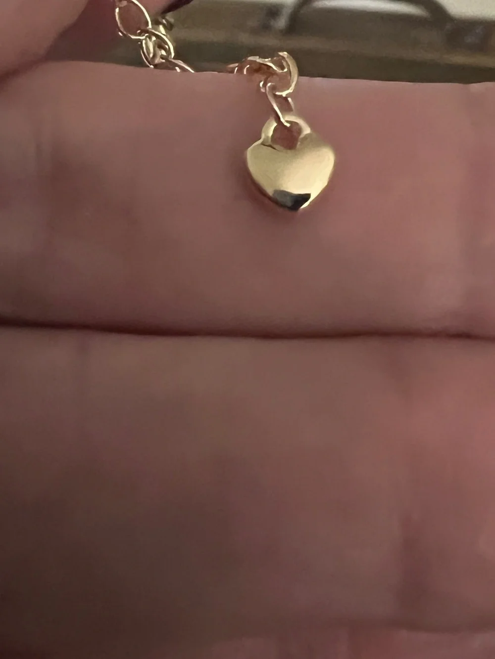 847. NWT PRETTY BIRD Tarnish-Proof Red Stone Cuban Bracelet in Gold 8.5”